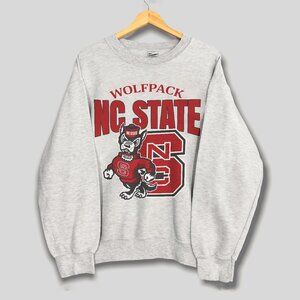 90s Vintage North Carolina State University Sweatshirt, NC State Wolfpack Shirt